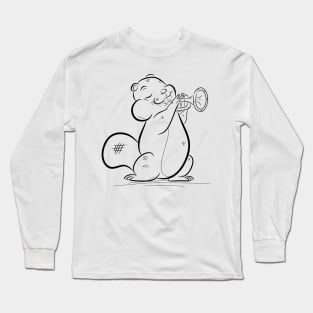 Beaver music Long Sleeve T-Shirt